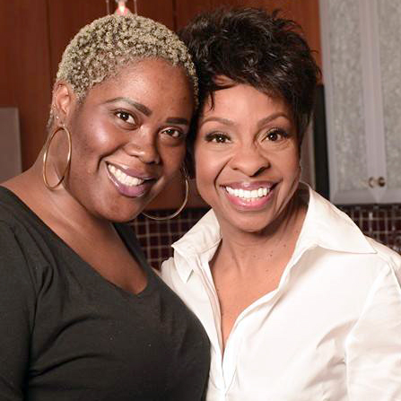 (L) KaSundra Anderson, (R) Gladys Knight